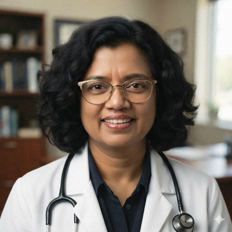 Dr. Sharmini Jayamaha, board certified nephrologist serving Riverhead, Greenport, and the East End of Long Island, NY